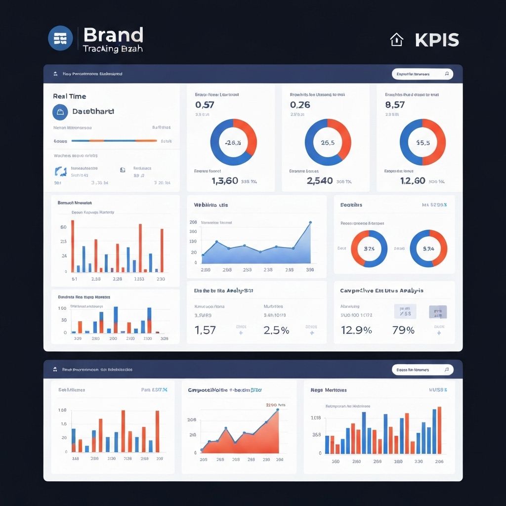 Brand health tracking dashboard and analytics